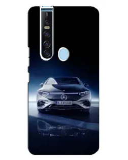 Чехол для TECNO Camon 15 Pro с картинкой «Ночной Mercedes EQ»
