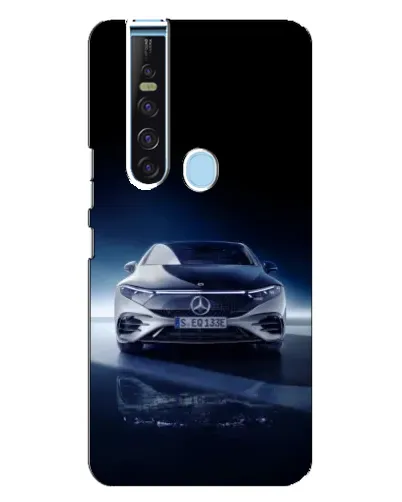 Чехол для TECNO Camon 15 Pro с картинкой «Ночной Mercedes EQ»