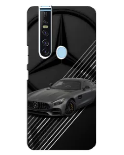 Чехол для TECNO Camon 15 Pro с картинкой «Mercedes AMG — графика»