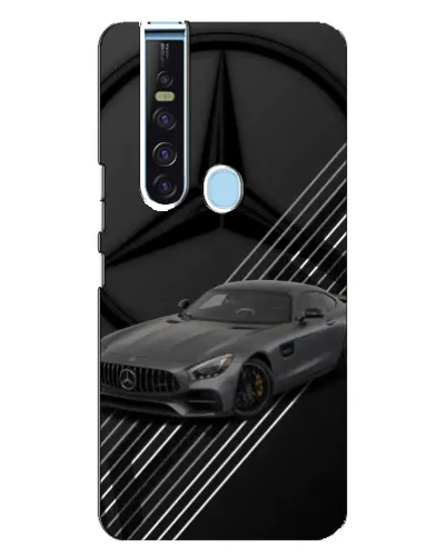 Чехол для TECNO Camon 15 Pro с картинкой «Mercedes AMG — графика»