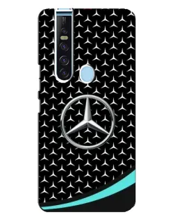 Чехол для TECNO Camon 15 Pro с картинкой «Mercedes — бирюзовый акцент»