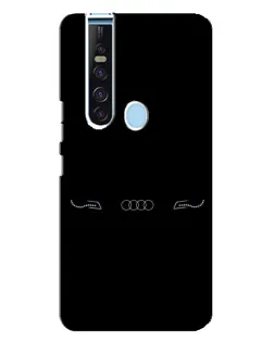 Чехол для TECNO Camon 15 Pro с картинкой «Audi — световой подпись»