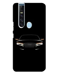 Чехол для TECNO Camon 15 Pro с картинкой «Audi — ночной контур»