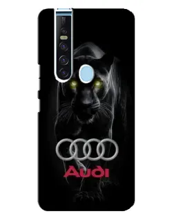 Чехол для TECNO Camon 15 Pro с картинкой «Пантера и Audi»