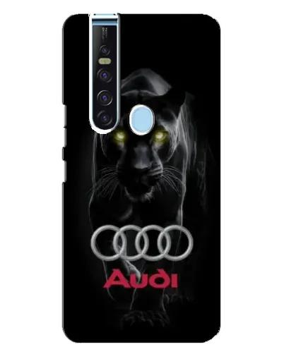 Чехол для TECNO Camon 15 Pro с картинкой «Пантера и Audi»