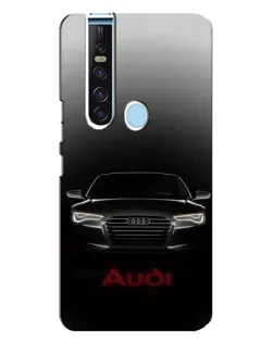 Чехол для TECNO Camon 15 Pro с картинкой «Audi — градиентный контур»