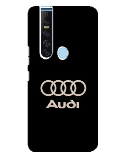 Чехол для TECNO Camon 15 Pro с картинкой «Audi — золотой логотип»