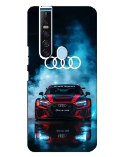 Чехол для TECNO Camon 15 Pro с картинкой «Audi Sport — неон»