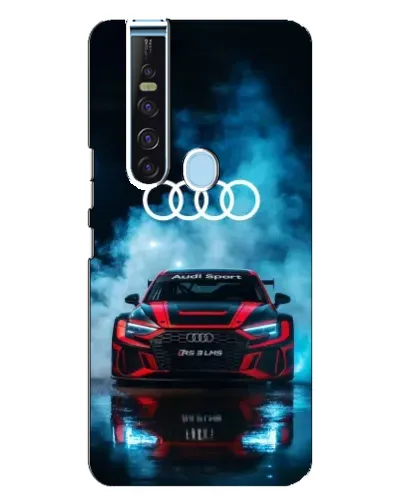 Чехол для TECNO Camon 15 Pro с картинкой «Audi Sport — неон»