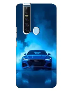 Чехол для TECNO Camon 15 Pro с картинкой «Audi — голубая энергия»