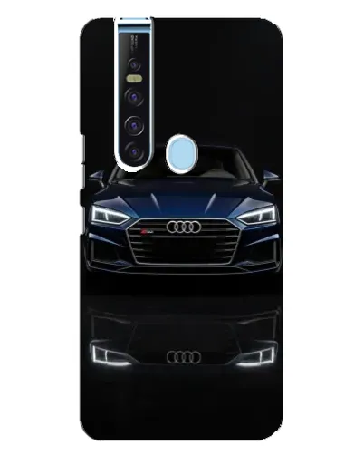Чехол для TECNO Camon 15 Pro с картинкой «Audi — ночное отражение»