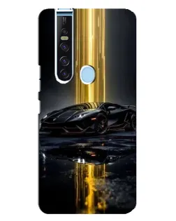Чехол для TECNO Camon 15 Pro с картинкой «Ночной Lamborghini драйв»