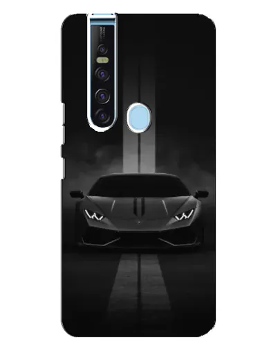 Чехол для TECNO Camon 15 Pro с картинкой «Lamborghini симметрия дорог»