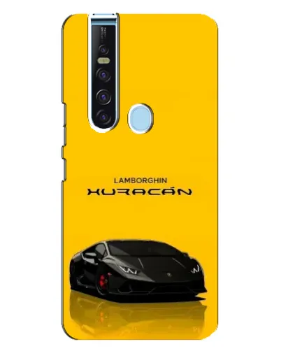 Чехол для TECNO Camon 15 Pro с картинкой «Lamborghini Huracan черный»
