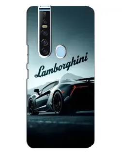 Чехол для TECNO Camon 15 Pro с картинкой «Классическая надпись Lamborghini»