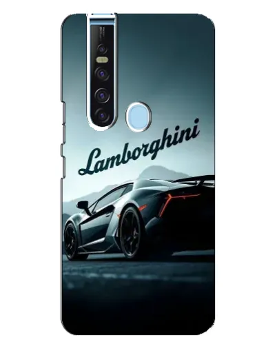 Чехол для TECNO Camon 15 Pro с картинкой «Классическая надпись Lamborghini»