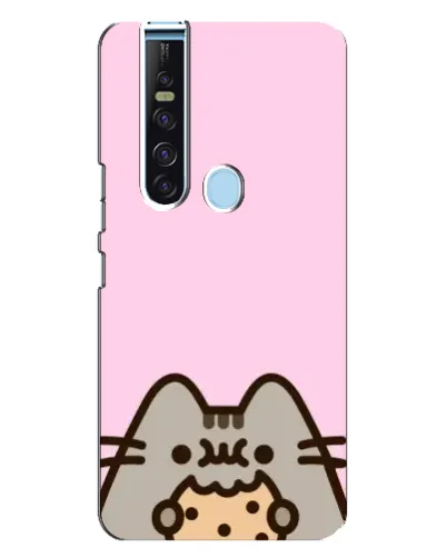 Чехол для TECNO Camon 15 Pro с картинкой «Pusheen и печенье» Чехол для TECNO Camon 15 Pro с картинкой «Pusheen и печенье»