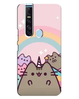 Чехол для TECNO Camon 15 Pro с картинкой «Единорог Pusheen»
