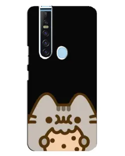 Чехол для TECNO Camon 15 Pro с картинкой «Пушин на черном»