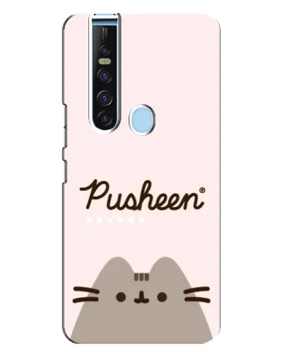 Чехол для TECNO Camon 15 Pro с картинкой «Pusheen логотип» Чехол для TECNO Camon 15 Pro с картинкой «Pusheen логотип»