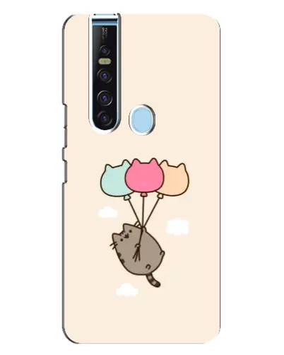 Чехол для TECNO Camon 15 Pro с картинкой «Пушин на шариках» Чехол для TECNO Camon 15 Pro с картинкой «Пушин на шариках»