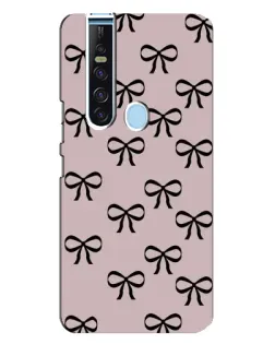 Чехол для TECNO Camon 15 Pro с картинкой «Черные бантики»
