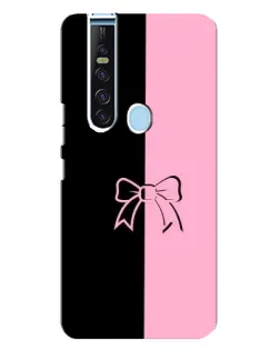 Чехол для TECNO Camon 15 Pro с картинкой «Половинки банта»