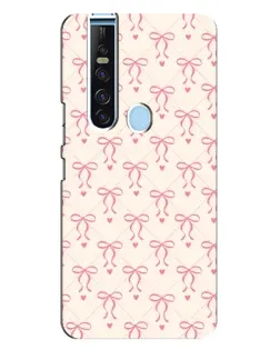 Чехол для TECNO Camon 15 Pro с картинкой «Розовые бантики Coquette»