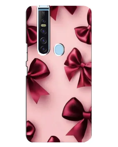 Чехол для TECNO Camon 15 Pro с картинкой «Бордовый атлас»