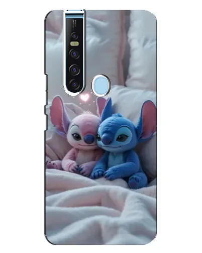 Чохол для TECNO Camon 15 Pro з картинкою «Плюшеві Стіч Ангел»