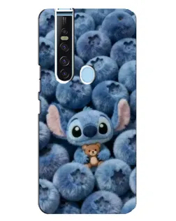 Чехол для TECNO Camon 15 Pro с картинкой «Стич и голубика»