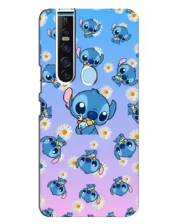 Чехол для TECNO Camon 15 Pro с картинкой «Паттерн со Стичем»