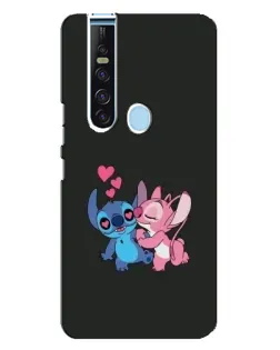 Чехол для TECNO Camon 15 Pro с картинкой «Анжел целует Стича»