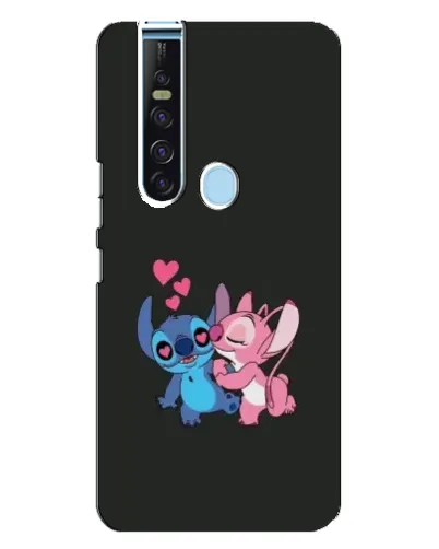 Чохол для TECNO Camon 15 Pro з картинкою «Анжел цілує Стіча»