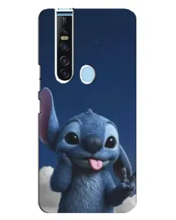 Чехол для TECNO Camon 15 Pro с картинкой «Стич в облаках»