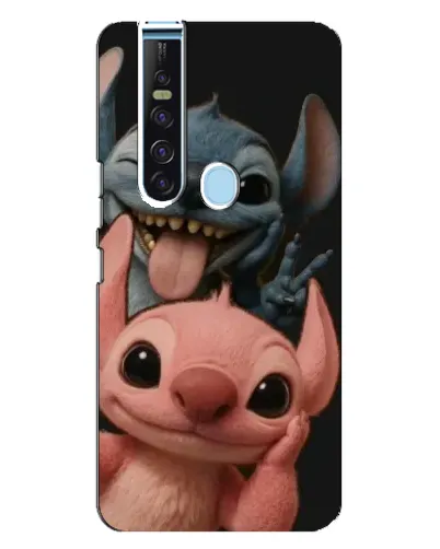 Чохол для TECNO Camon 15 Pro з картинкою «Стіч та Ангел»