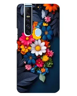 Чехол для TECNO Camon 15 Pro с картинкой «Цветочная феерия»