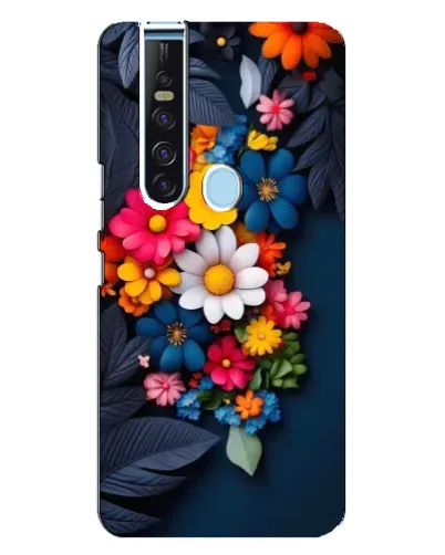 Чехол для TECNO Camon 15 Pro с картинкой «Цветочная феерия»