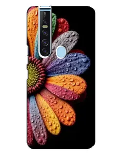 Чехол для TECNO Camon 15 Pro с картинкой «Радужный цветок»