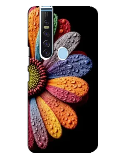Чехол для TECNO Camon 15 Pro с картинкой «Радужный цветок»