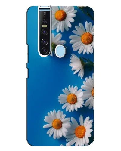 Чехол для TECNO Camon 15 Pro с картинкой «Белоснежные маргаритки»