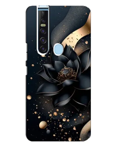 Чехол для TECNO Camon 15 Pro с картинкой «Черный лотос»