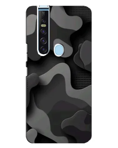 Чехол для TECNO Camon 15 Pro с картинкой «Темный абстрактный камуфляж» Чехол для TECNO Camon 15 Pro с картинкой «Темный абстрактный камуфляж»