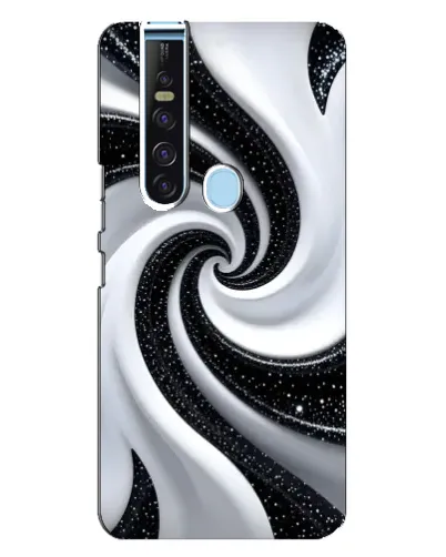 Чехол для TECNO Camon 15 Pro с картинкой «Черно-белая спираль» Чехол для TECNO Camon 15 Pro с картинкой «Черно-белая спираль»