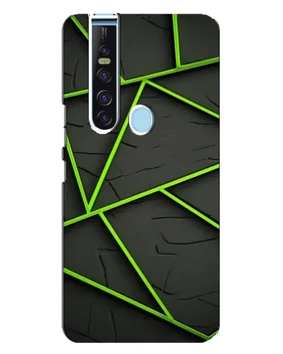 Чехол для TECNO Camon 15 Pro с картинкой «Зеленые геометрические линии» Чехол для TECNO Camon 15 Pro с картинкой «Зеленые геометрические линии»