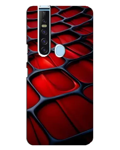 Чехол для TECNO Camon 15 Pro с картинкой «Красная глянцевая сетка» Чехол для TECNO Camon 15 Pro с картинкой «Красная глянцевая сетка»