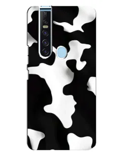 Чехол для TECNO Camon 15 Pro с картинкой «Черно-белое пятно»