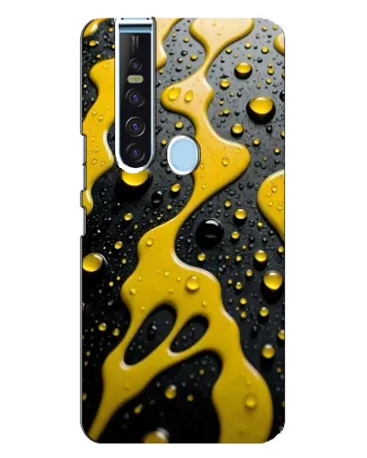 Чехол для TECNO Camon 15 Pro с картинкой «Жидкое желтое золото» Чехол для TECNO Camon 15 Pro с картинкой «Жидкое желтое золото»