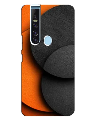 Чехол для TECNO Camon 15 Pro с картинкой «Геометрия оранжевых кругов» Чехол для TECNO Camon 15 Pro с картинкой «Геометрия оранжевых кругов»