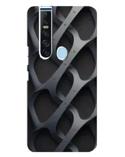 Чехол для TECNO Camon 15 Pro с картинкой «Объемное серое плетение»